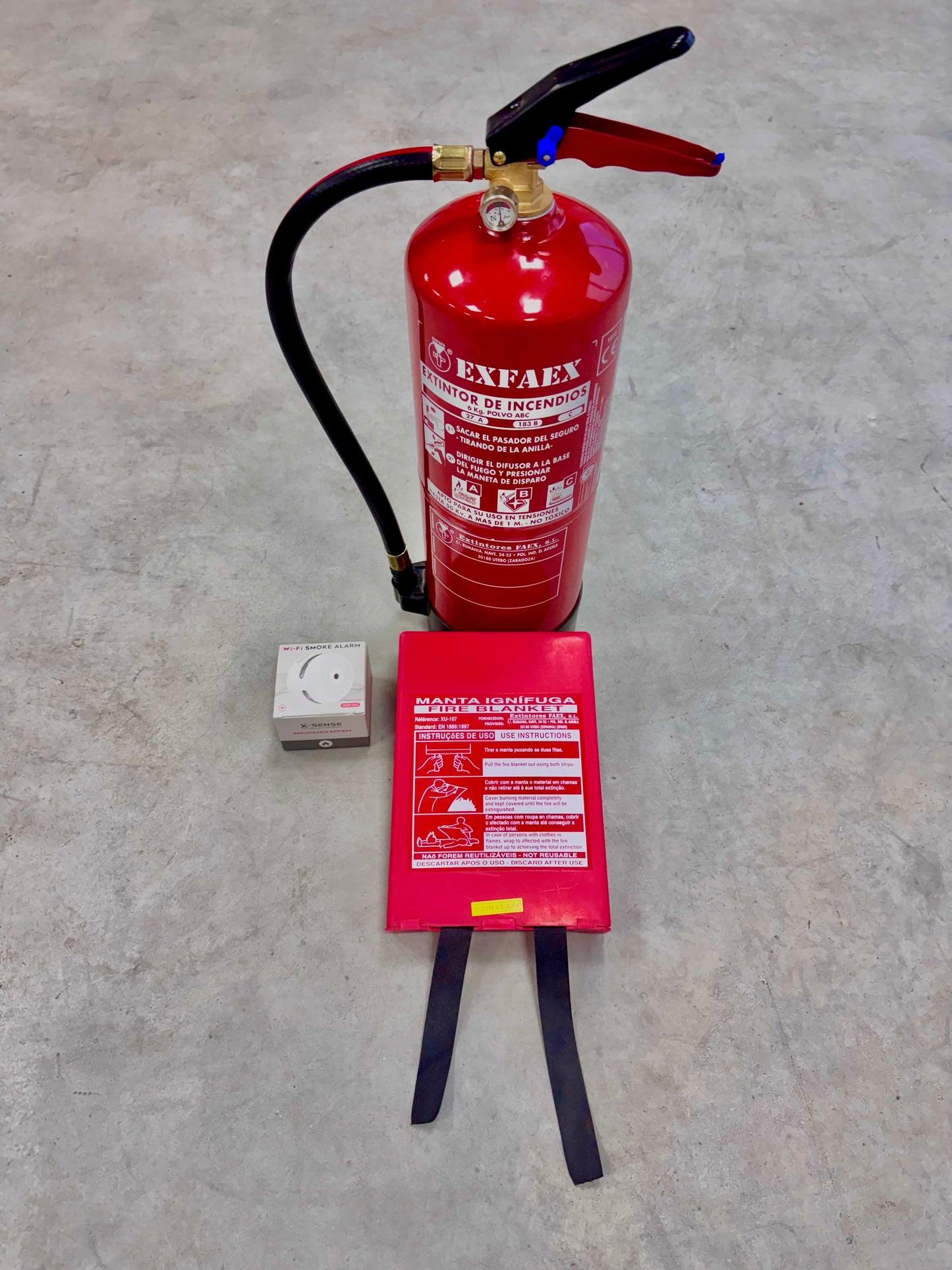 Kit contra incendios